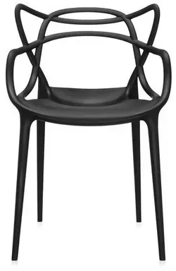 Kartell Stuhl Masters schwarz, Designer Philippe Starck, 84x57x47 cm