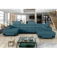 99rooms Rio XL Wohnlandschaft Velours Jasmine Türkis Rechts