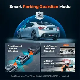 Xiaomi 70mai Omni X800 4k Wifi/4g Dashcam – Black