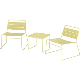 casa.pro Andria Set 3-tlg. Vanillegelb
