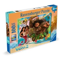 Ravensburger Kinderpuzzle 12004101 - Vaiana 2 Aufbruch in Neue Welten - Puzzle für Kinder ab 6 Jahren, mit 100 Teilen im XXL-Format