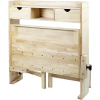 Holzmann Maschinen Hobelbank Holz 123 x 120 x 24-84 cm braun
