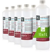 Höfer Chemie 15x 1 L Ameisensäure 75% technische Qualität