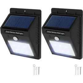 Tectake tectake® Solarlampe mit Bewegungsmelder 9,7 x 5,1 x 12,4 cm
