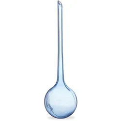 Relaxdays Bewässerungskugeln, 4er Set, 2 Wochen, Versenkbar, Topfpflanzen, Dosierte Bewässerung 250 ml, Kunststoff, Blau