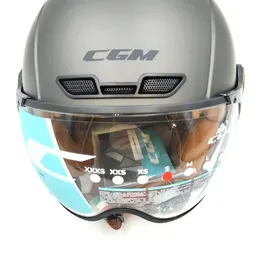 CGM EBI Skihelm, Unisex, Erwachsene, Graphit Satin, S (55-56 cm)