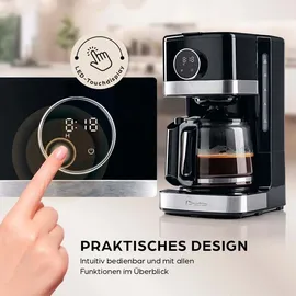 Barista Filterkaffeemaschine Touch Schwarz/Silber