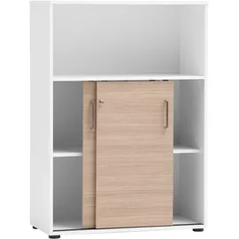 MÖBELPARTNER Metz Aktenschrank 80,1 x 38,2 x 113,4 cm weiß