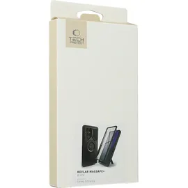 techprotect Galaxy S25 Ultra Handyhülle Kevlar schwarz