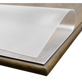 Beautex Tischdecke Folie 2 mm transparent und matt Tischdecke Schutzfolie Tischschutz (1-tlg) Eckig | 110 cm x 70 cm