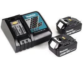 Makita DCL180RGW inkl. 2 x 6,0 Ah + Ladegerät,