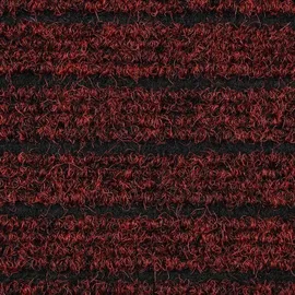 Karat Schmutzfangmatte Dura - Türmatte für Innen & Außen | Rot 50 x 80 cm