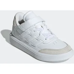 Klettschuh ADIDAS SPORTSWEAR "COURTBLOCK", Gr. 31, weiß (cloud weiß, cloud weiß, cloud weiß), Synthetik, sportlich, Schuhe