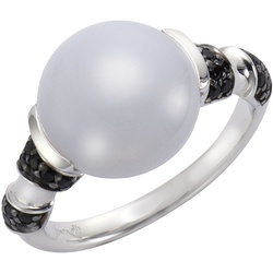 Jamelli Ring 925/- Sterling Silber Calcedon und Spinell