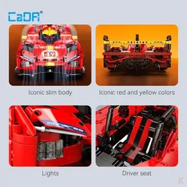 CADA Blazing Flame 1:10 1518-tlg. C63008W