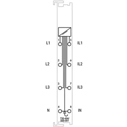 WAGO 3-Phasen-Leistungsmessung 750-494/025-001