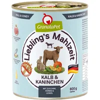 GranataPet x 800g Kalb & Kaninchen Granatapet Liebling's Mahlzeit