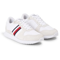 Tommy Hilfiger Runner Sneaker Sportschuhe, Weiß (White), 48 EU