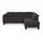 sit&more Ecksofa SIT & MORE "Belluci L-Form", grau (dunkelgrau), B:249cm H:85cm T:195cm, Sofas, Ecksofa, inklusive Federkern, wahlweise mit Bettfunktion und Bettkasten