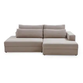 A.Z. Iwaniccy Eckcouch Cord 2-Sitzer Greige