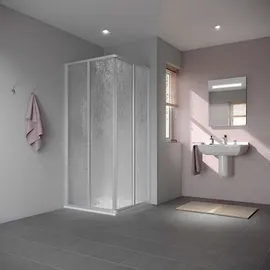 Kermi Nova 2000 Eckeinstieg mit Gleittüren rechts 80 x 175 cm N2ED20801711K