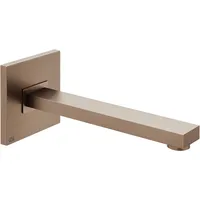 GESSI Rettangolo K, Waschtisch-Wand-Auslauf 207mm - Kupfer gebürstet