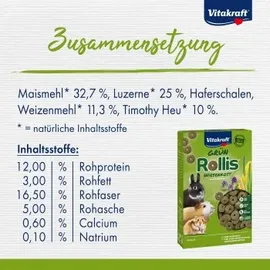 Vitakraft Grün-Rollis für Nager 2 x 500 g