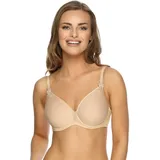 VIANIA! Bügel-BH 211400 Betty gemoldete Spacercups schmale Träger Farbe Nude (Haut), Größe:80, Cup:G - 80G