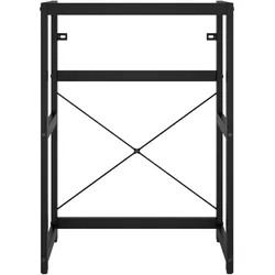 vidaXL Badezimmer Waschtischgestell Schwarz 59x38x83 cm Eisen