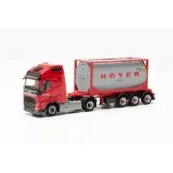 HERPA 316316 1:87 Volvo FH Gl. Tankcontainer-Sattelzug 