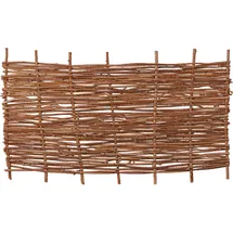 Tetzner & Jentzsch Haselnusszaun 180 x 90 cm Braun/Holz