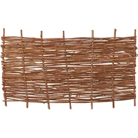 Tetzner & Jentzsch Haselnusszaun 180 x 90 cm Braun/Holz