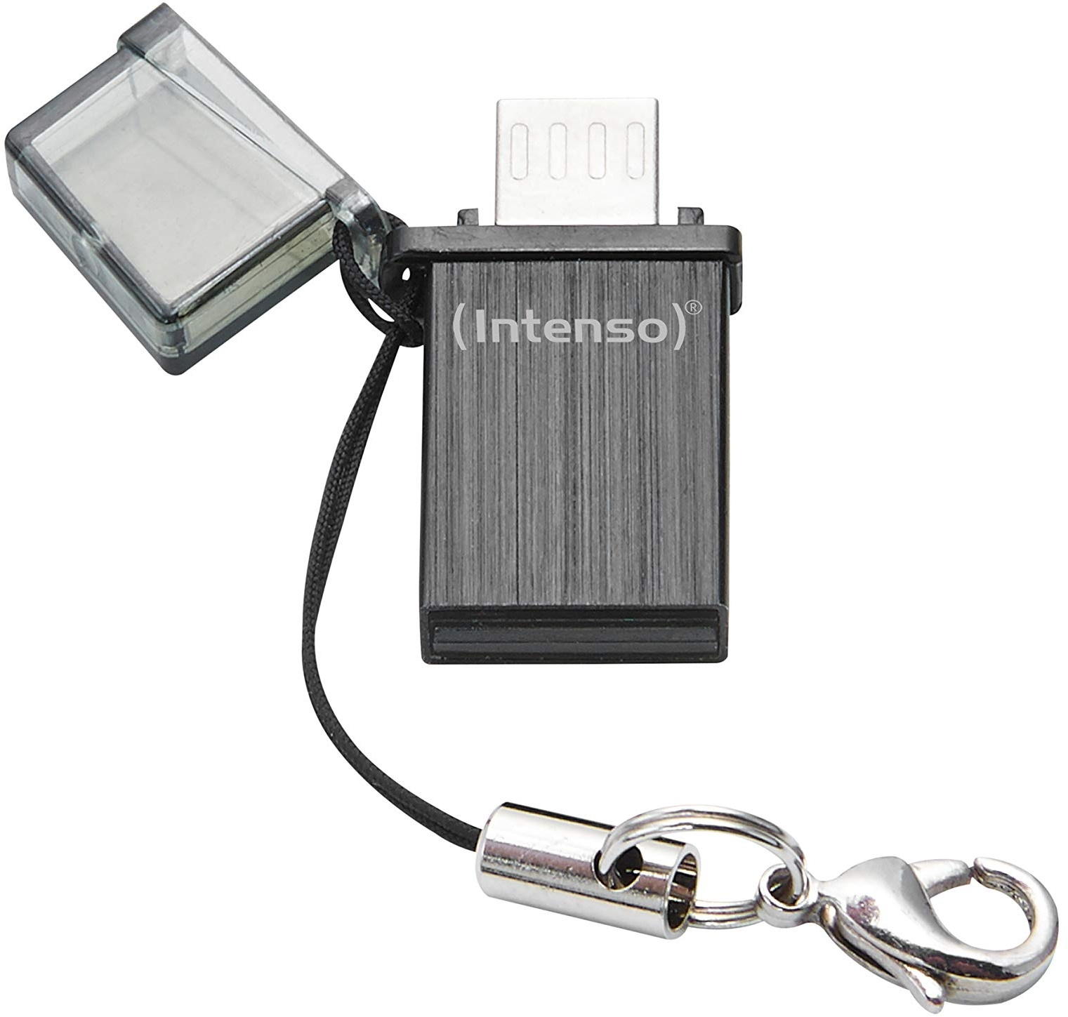Intenso 3524470 Mini Mobile Line On-the-go 16 GB USB-Stick USB 2 (USB und micro-USB) schwarz