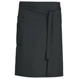 Leiber Latzschürze & Vorbinder 2in1 Schürze in Schwarz, Gr. 85 x 95 cm