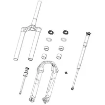 RockShox Judy A1+/30 26 Zoll 650C mm Silber