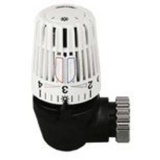 HEIMEIER Thermostat-Kopf WK mit eingebautem Fühler und 2 Sparclips, - weiß