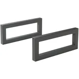 [en.casa] Wandkonsole Hawangen 2er Set 50 x 20 x 4 cm