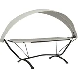 vidaXL Sonnenliege 274 x 115 x 171 cm Creme