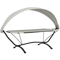 vidaXL Sonnenliege 274 x 115 x 171 cm Creme