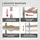 EasyMaxx 2x Schwerlastregal Metall Steckregal Werkstatt Keller Regal System 180 x 90 40