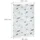 Relaxdays Duschrollo 100 x 240 cm schwarz-weiß