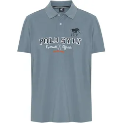 Polo mit Logo-Applikation und Stickerei XL