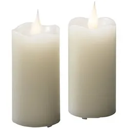 Konstsmide Wax candles, Weiß, Universal, Wachs, IP20, 2 Glühbirne(n), LED