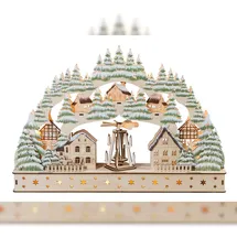 HGD CLB00-3102 Lichterbogen, Holz, farbig, groß