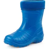 Ladeheid Gummistiefel Kinder federleichte und wasserdichte Eva Thermo Regenstiefel Gummistiefel gefüttert KL050 (Blau, 22 Eu)
