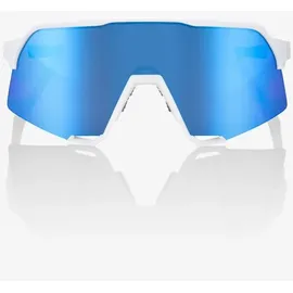 100% S3 60005-00006 Matte White/Hiper Blue Multilayer Mirror Lens