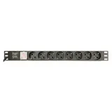 gembird Steckerleiste 8 Schuko-Steckdosen,10 A, C14, 3 m Multimedia-Technik Steckdosenleisten