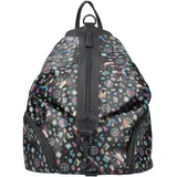Rieker Damen H1055 Rucksack, Schwarz