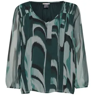 STREET ONE Damen A344882 Chiffon-Tunika, Hunter Green, 38