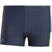 Adidas Colorblock Swim Boxer-Badehose Legend Ink / Preloved Ink / Lucid Lemon M/L